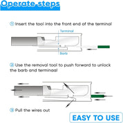 172pcs Terminal Removal Tool Kit Depinning Set