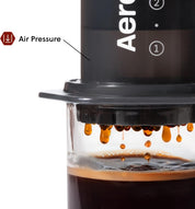 Original Portable Coffee & Espresso Maker – Barista-Level Manual Brewer with Chamber, Plunger & Filters – Quick Brew