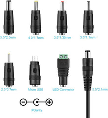 10W AC to DC 5V 2A Adapter – Ideal for Security Cameras, Hubs, LED Strips, and Home Electronics