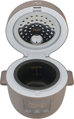 Yum Asia Tsuki Mini Rice Cooker – Pebble Grey – 0.45L Shinsei Ceramic Bowl