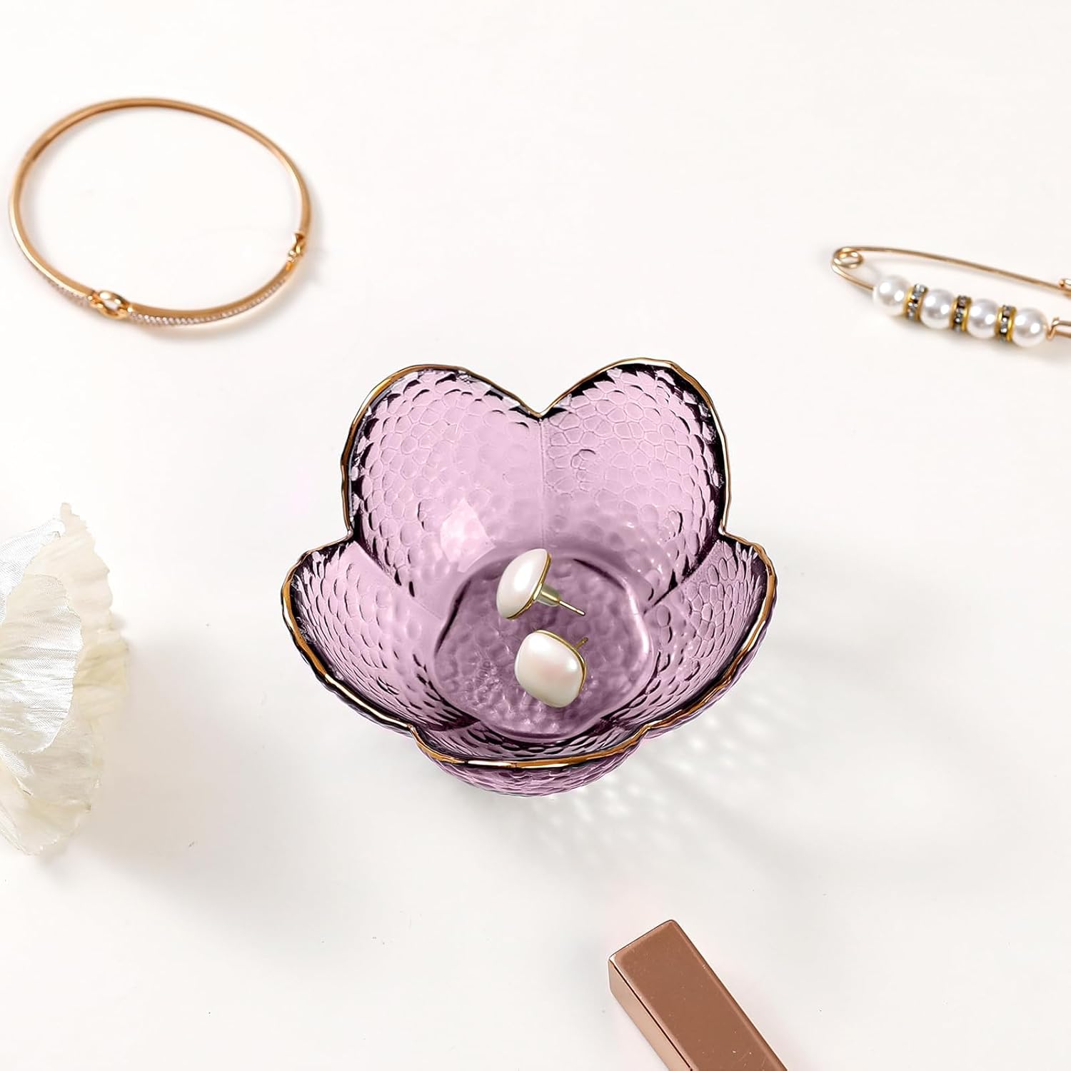 Trinket Dish for Women – Jewelry Tray, Ring Holder & Cute Room Décor Gift for Birthday or Housewarming