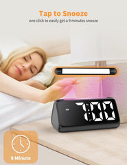 RGB Nightlight Digital Alarm Clock – Dual Alarm, Large Display, Snooze, Adjustable Brightness