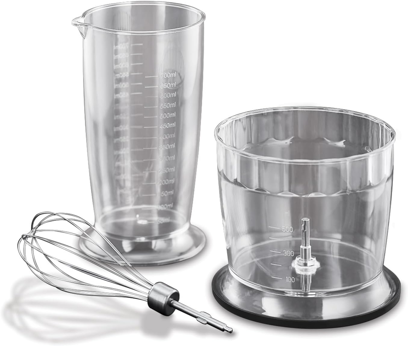 Russell Hobbs Desire 3-in-1 Hand Blender – Chopper, Whisk & Beaker, 500W, black