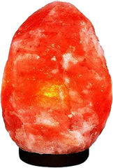 100% Real Himalayan Crystal Rock Salt Lamp - Direct from Foothills of The Himalayas - Wooden Base Calming Atmosphere Night Lamp - Handcrafted Design - Great as a Gifts (1-2 kg)