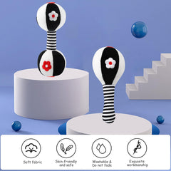 Joy Life High Contrast Baby Rattle Toys – Soft Sensory Gift for Newborns, Boys & Girls 0–12 Months