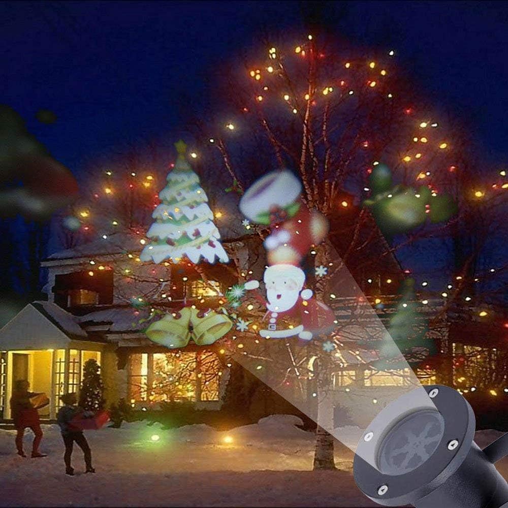 TEDD Christmas LED Projector Lamp – Santa Claus Rotating Spotlight Light – Waterproof
