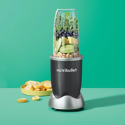 Blender 600 Series 7-Piece Kit – 600W High-Speed Personal Blender with 20,000 RPM Motor, Tall & Short Cups, Lid & Handle Ring – Ideal Smoothie Maker for Ice, Nuts & Frozen Fruits – Graphite