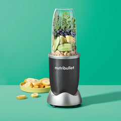 Blender 600 Series 7-Piece Kit – 600W High-Speed Personal Blender with 20,000 RPM Motor, Tall & Short Cups, Lid & Handle Ring – Ideal Smoothie Maker for Ice, Nuts & Frozen Fruits – Graphite