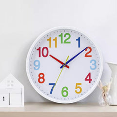 “8.5'' Silent Non-Ticking Wall Clock – Modern Quartz Battery Operated Home Decor”