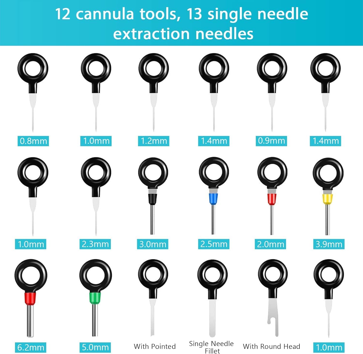45pc Terminal Pin Removal Tool Kit – Single & Double Extractors