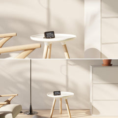 Digital Alarm Clock with Date, Month, Temperature, Negative LCD & Crescendo Beep