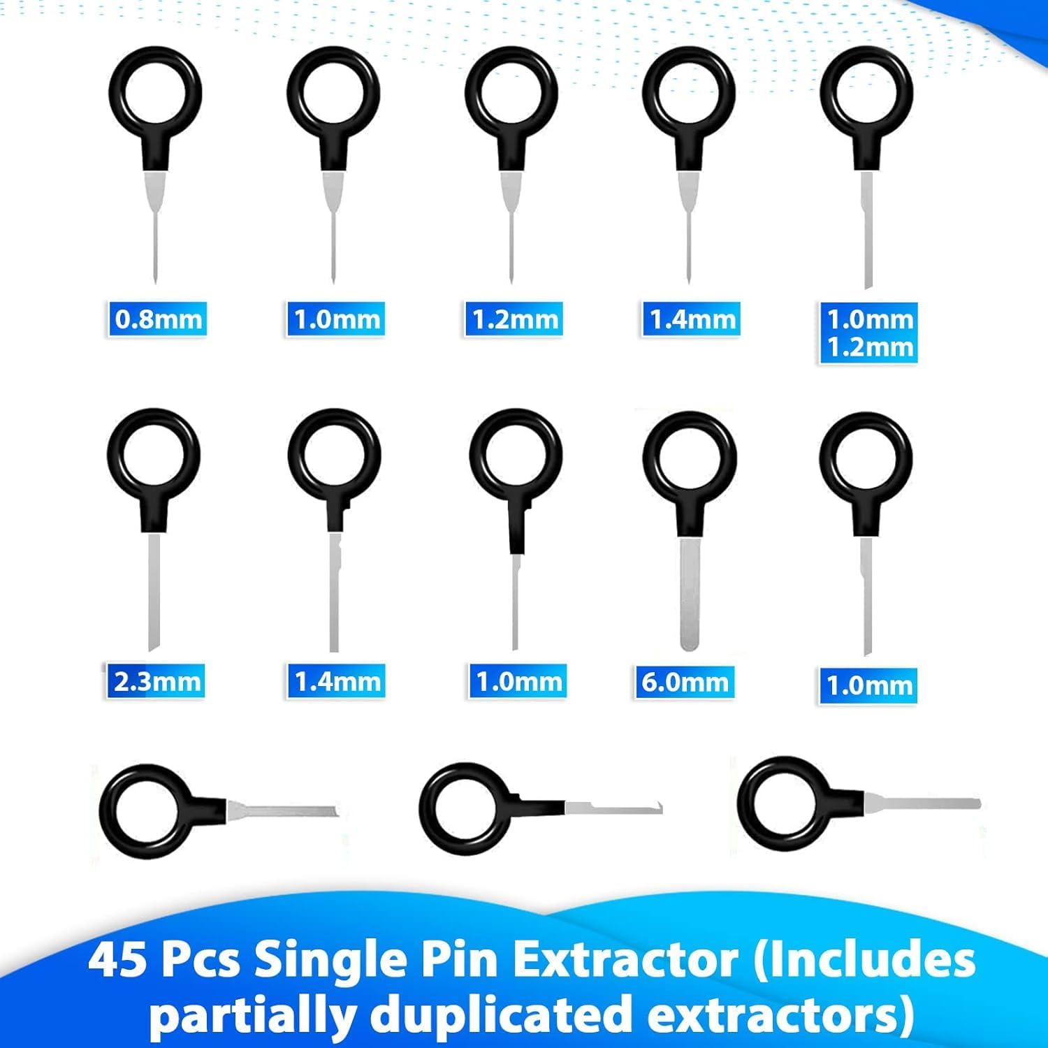 139Pcs Terminal Removal Tool Kit Depinning Set