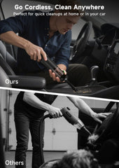 RapAir Handheld Vacuum Cleaner Black, 4-in-1 Cordless Mini Car Hoover