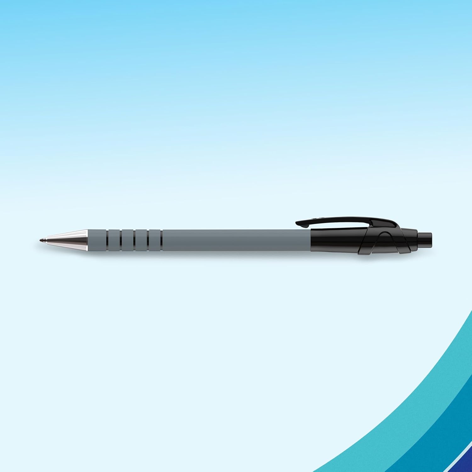 Flexgrip Ultra Retractable Ballpoint Pens, 1.0mm Medium Point, Black