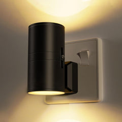 Night Light Plug-In, Vintage, Dusk to Dawn Sensor, Adjustable 0-100LM, Warm White 3000K, Dimmable, for Hallway, Bedroom