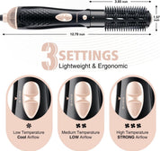 Hair Dryer Brush – 4-in-1 Hot Air Styler, Lightweight Blow Dry Brush for Short Hair