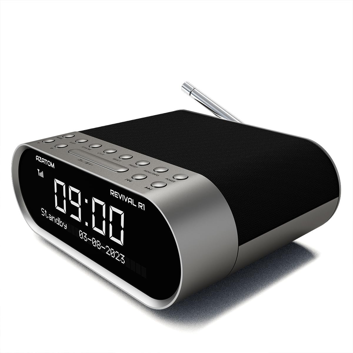 Revival R1 DAB/DAB+ & FM Bluetooth Bedside Radio with Dual Alarms & USB Charging