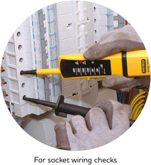 Martindale VT12 Two Pole Voltage and Continuity Tester, Yellow