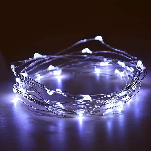 2 Pack 2M 20 LED Battery Operated Fairy String Lights