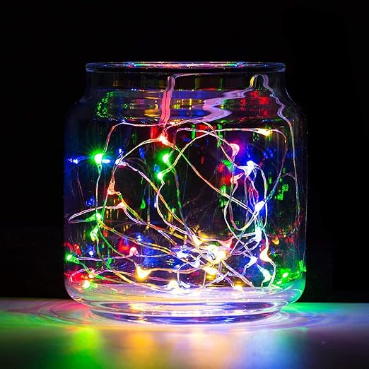 2 Pack 2M 20 LED Battery Operated Fairy String Lights