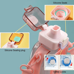 750ml Sports Water Bottle – Leakproof, Gym & Outdoor Bottle for Travel, Hiking & Camping