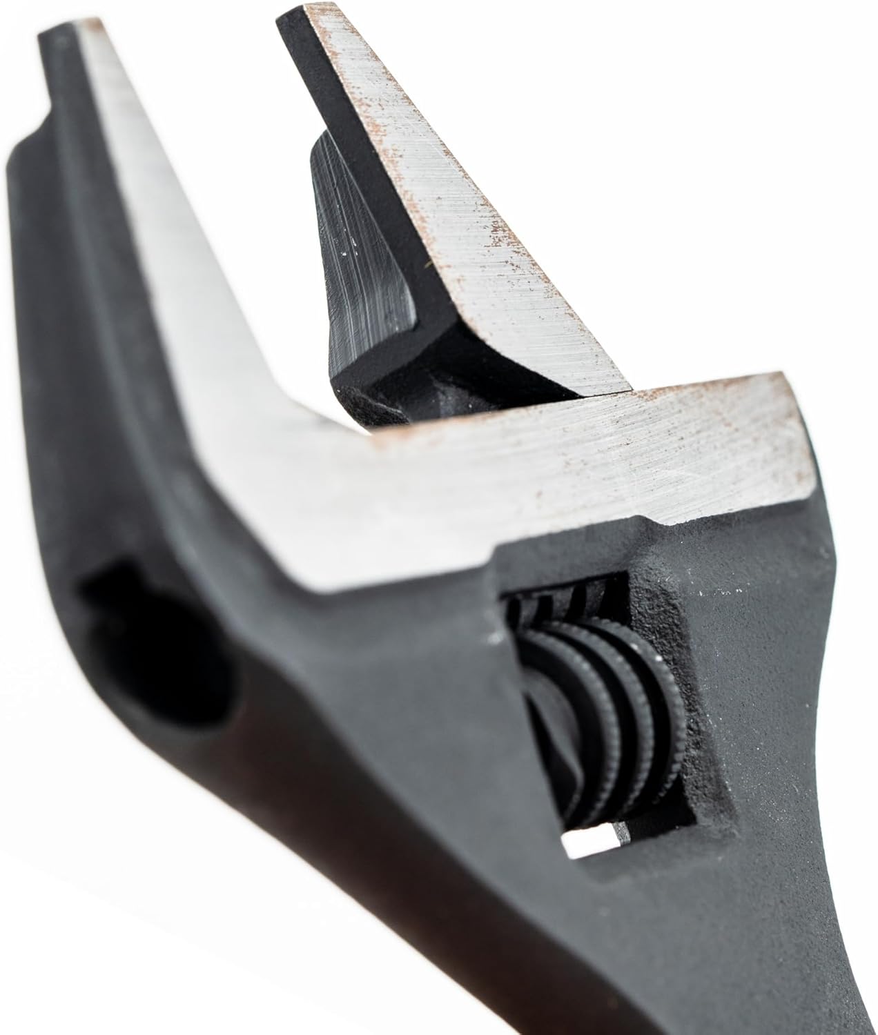 C.K Tools Slim Jaw Adjustable Wrench 200mm for Electricians, SWA Glands & Locking Nuts, 2.5mm Angled, 39mm Capacity, 15° Offset Head, Chrome Vanadium, Adjustable Spanner, Corrosion Resistant, CK T4766