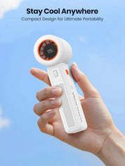 Portable Handheld Turbo Fan 5000mAh Adjustable Speed