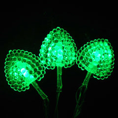 Battery-Powered Heart-Shaped Indoor LED Fairy Lights – 20 LEDs on 2m String, Blue, Perfect for Decorative Lighting