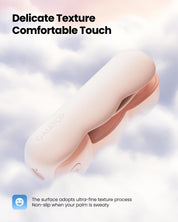Gaiatop Portable Handheld Fan, Cute Clouds Mini Slide Fan, 3 Speed USB Rechargeable Small Hand Fan, Lash Makeup Pocket Personal Fan, Beach/Travel Essentials Summer Cooling Gifts for Women Girls Pink