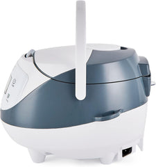 Yum Asia Panda Mini Rice Cooker 3.5 Cup White & Grey