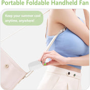 Mini Handheld Fan Foldable USB Rechargeable 2 Speed