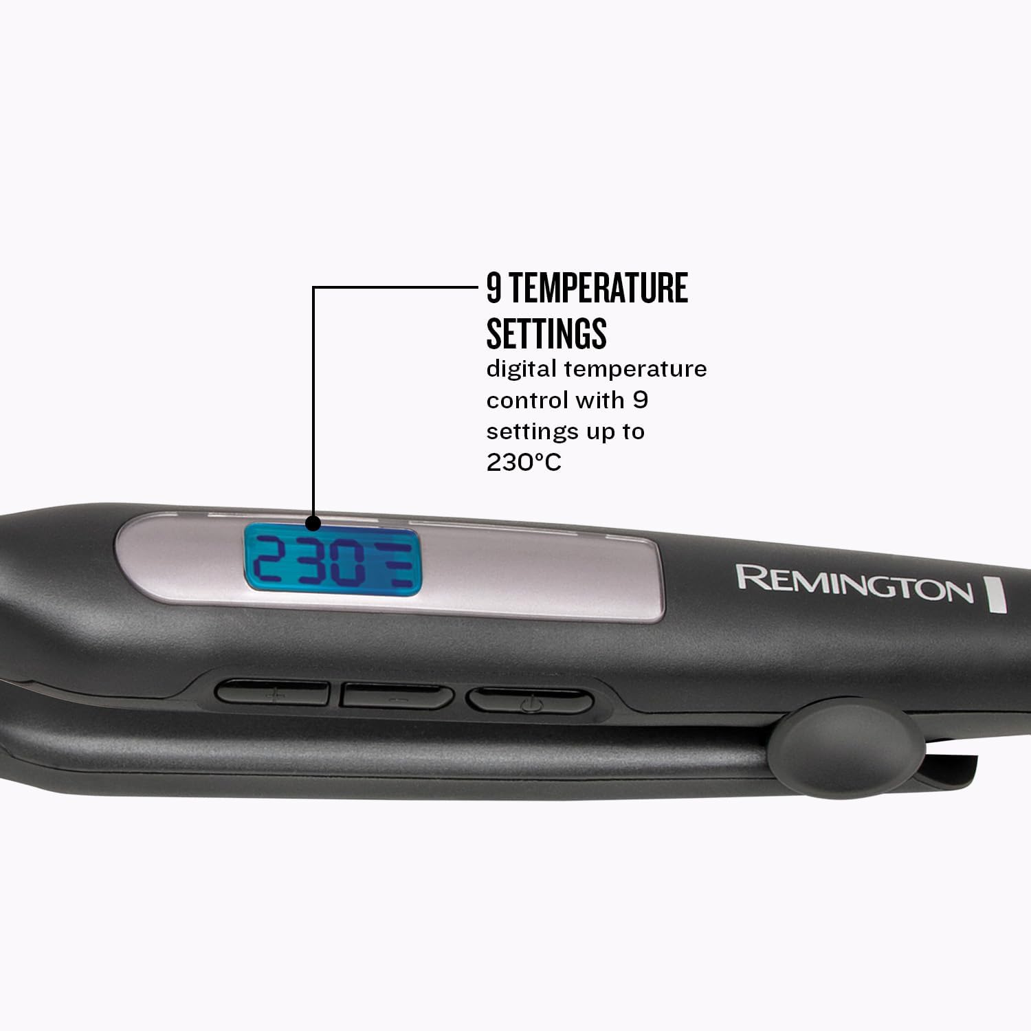 Hair Straightener with Extra Slim Plates for Short Hair, Pixies & Bangs, 9 Temps