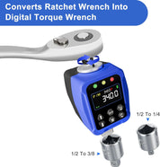 1/2" Drive Digital Torque Wrench Adapter 17-340 Nm