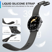 Smart Watch 1.43" AMOLED – Bluetooth Calls, Fitness Tracker, Heart & Sleep Monitor, IP68