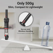 Akitas Pro H2 Red Handheld Vacuum – Ultra-Light 0.5kg, 26min Runtime, Dual-Mode