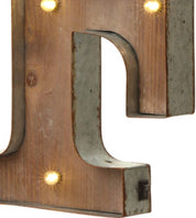 Vintage Carnival Letter Light F Metal LED