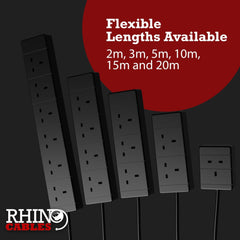 20M Extension Cord Power Cable Lead with UK Plug, Single Socket, 13A Mains Supply