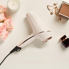 Hair Dryer with OPTIheat – Ionic Conditioning, Diffuser & 2 Nozzles, Professional Results