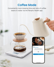 Smart Kitchen Scales with App & Nutrition Calculator – 5kg Food Scale for Baking, Weight Loss, Calorie Counting & Accuracy