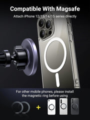 UGREEN Magnetic Car Phone Mount for iPhone 17 Pro Max – Black