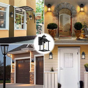 Black Outdoor Motion Sensor Wall Light