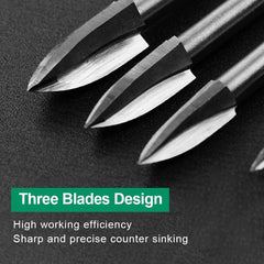 Dremel Rotary Tool Wood Carving Bits 5PCS 1/8” Shank