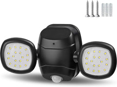 Battery Operated Outdoor Security Lights with Motion Sensor, 6500K, IP65 Waterproof, 270 Lumens for Porch, Garage, Hallway, and Garden