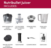 800W Centrifugal Juicer Machine with 1.5L Pulp Basin & 800ml Pitcher