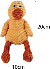 Duck Dog Toy – Soft Plush Squeaky Chew Toy for Small Dogs and Puppies