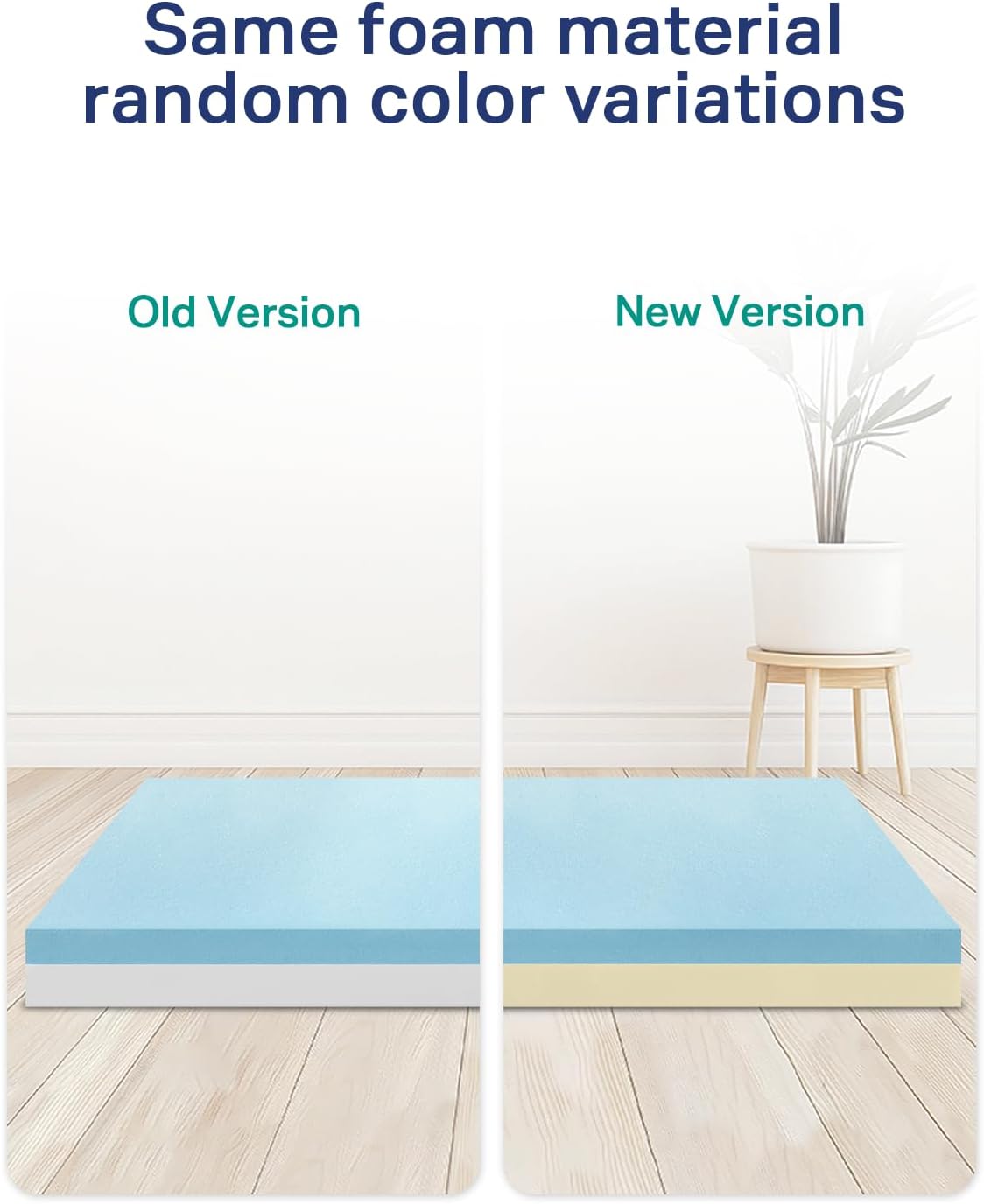 Double Bed Mattress Topper Pad – Thick Comfort Layer with Washable Cover, Certified