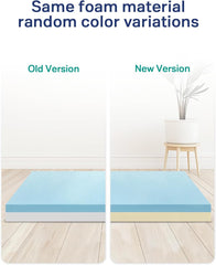 Double Bed Mattress Topper Pad – Thick Comfort Layer with Washable Cover, Certified