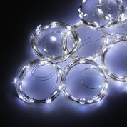 LED Curtain Fairy Twinkle Lights 3x3m 300 LEDs – Cool White
