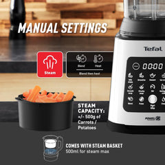 Blender & Soup Maker 2L – Perfectmix Cook with 10 Auto Programs, Smoothie Maker, Glass Jug, Removable Blades, Cleaning Brush