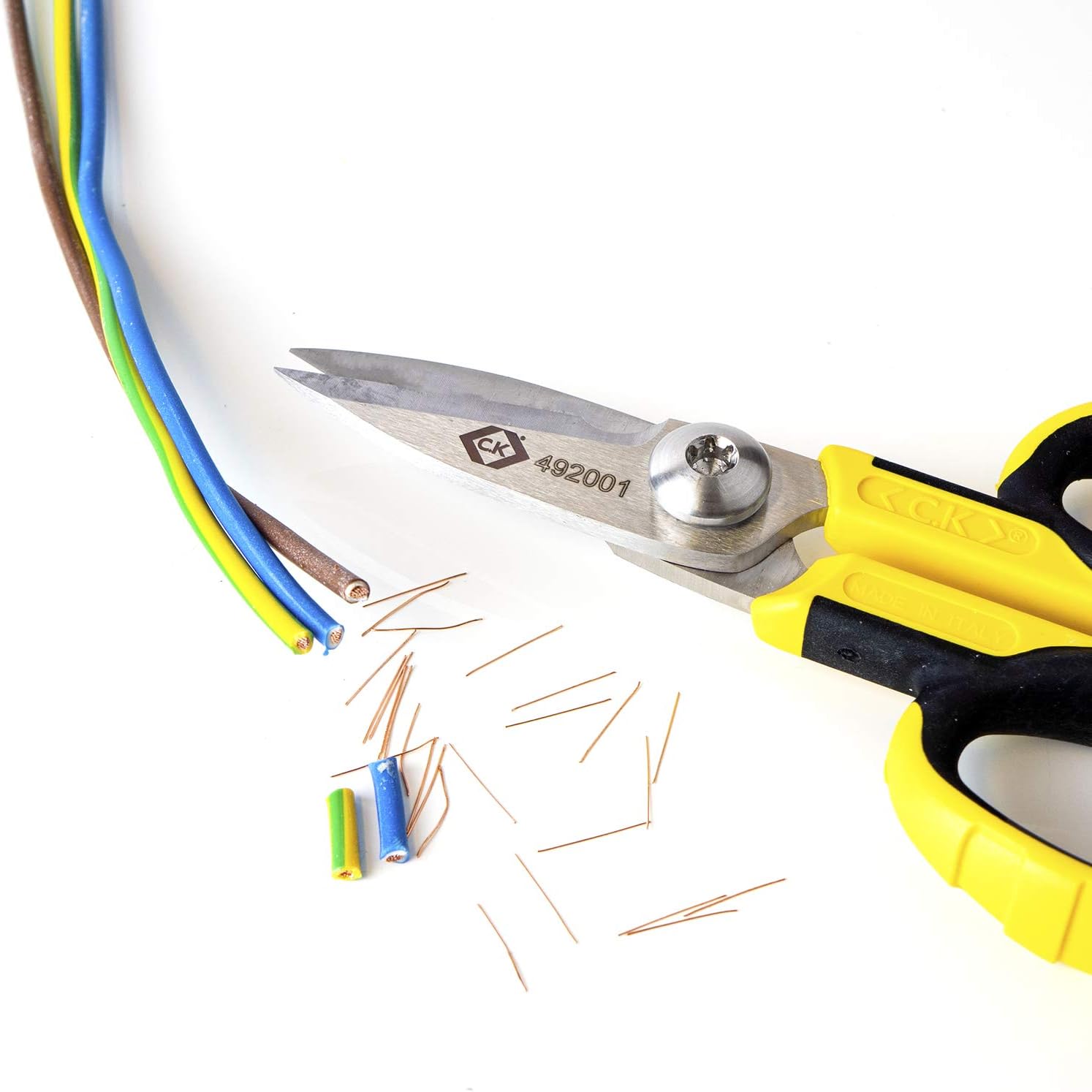 Electrician’s Square Scissors 140mm Serrated